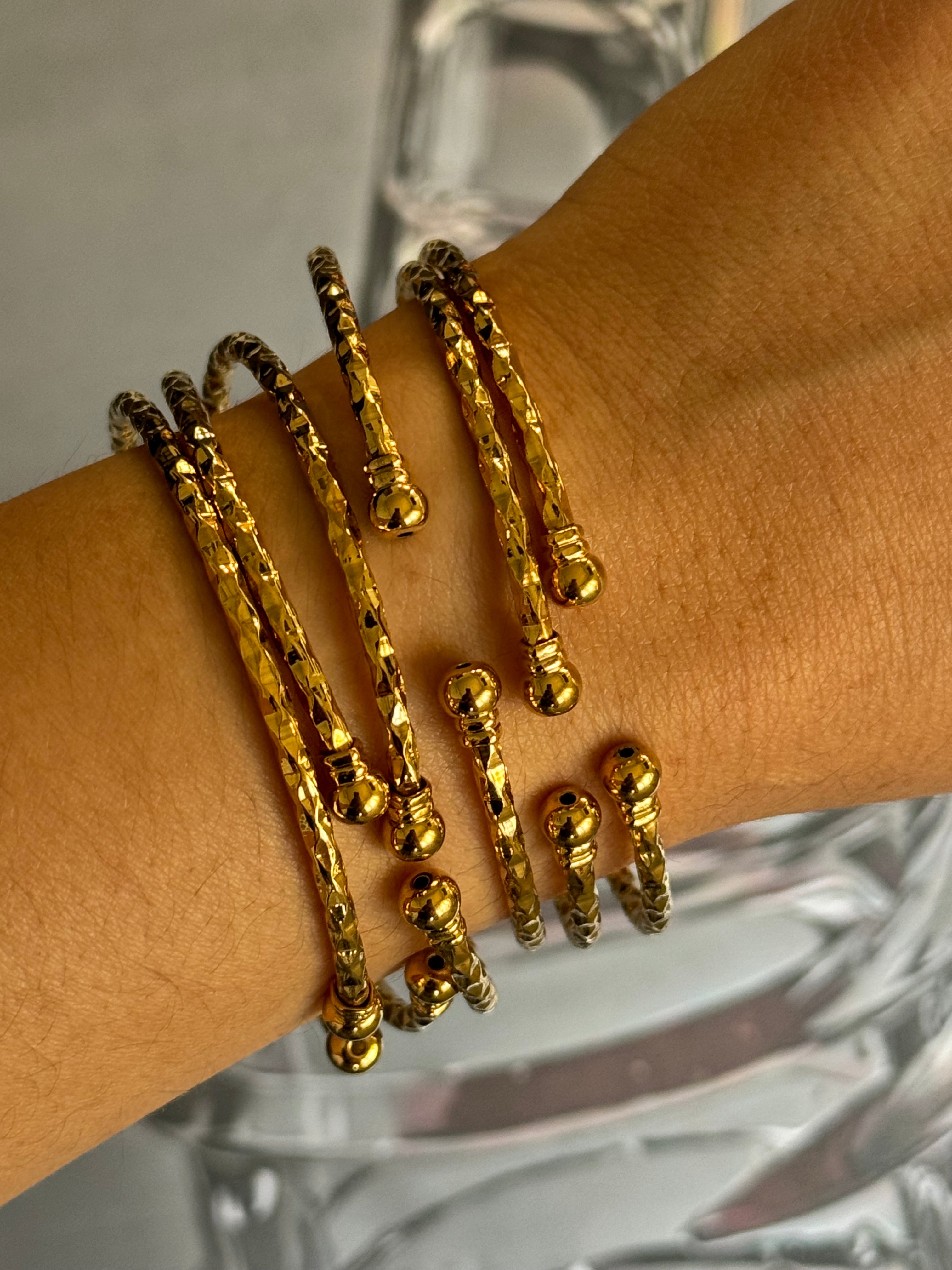 Pulseras Africanas Gold