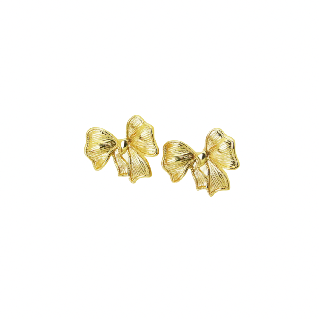 Aretes Bow Gold