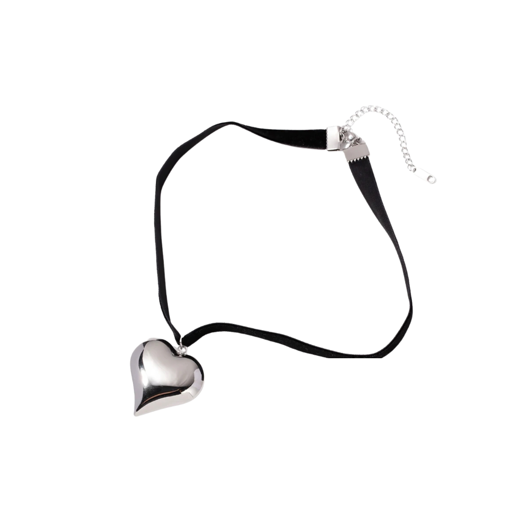 Collar Heart Black