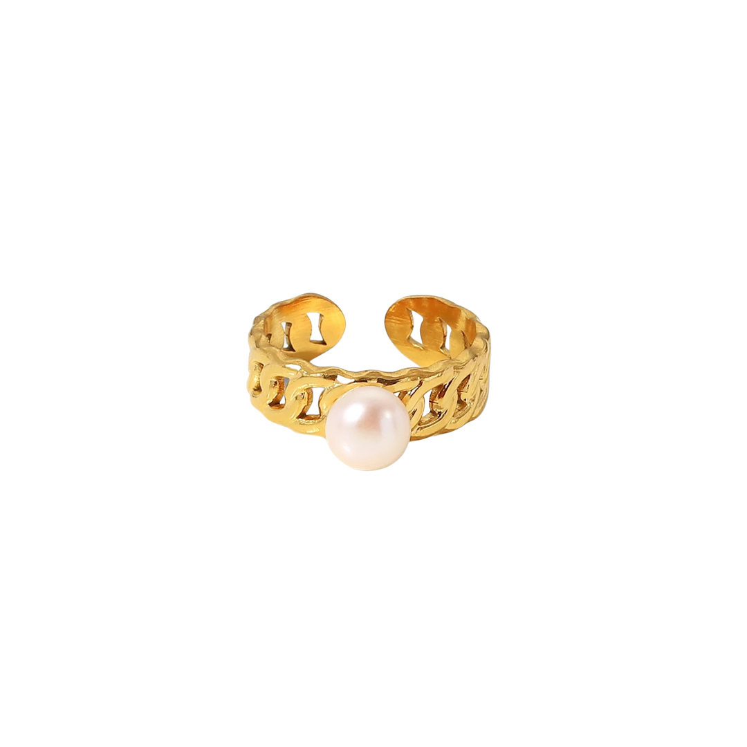 Anillo Chain Pearl